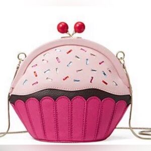 Kate Spade Pink Cupcake Crossbody Bag with tag